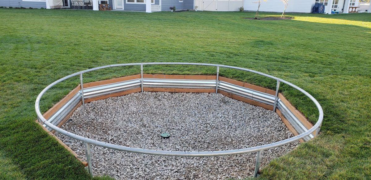 DIY Trampoline Retaining Wall Ideas